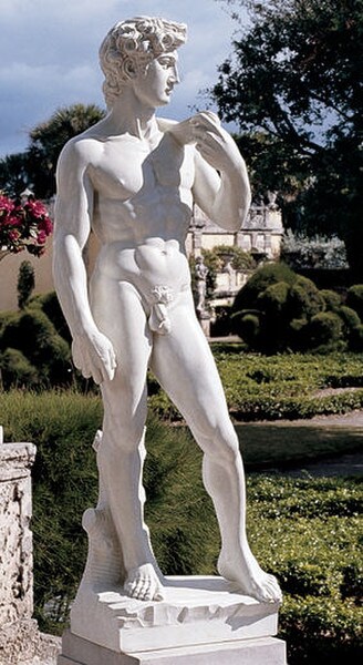 David By Michelangelo Sculpture Large Size Resin